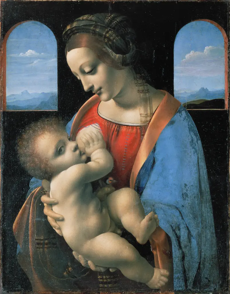 Madonna Litta in Detail Leonardo da Vinci